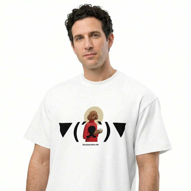 ▼(´ᴥ`)▼  — SUAPM TYPO Collection — White Men’s box tee