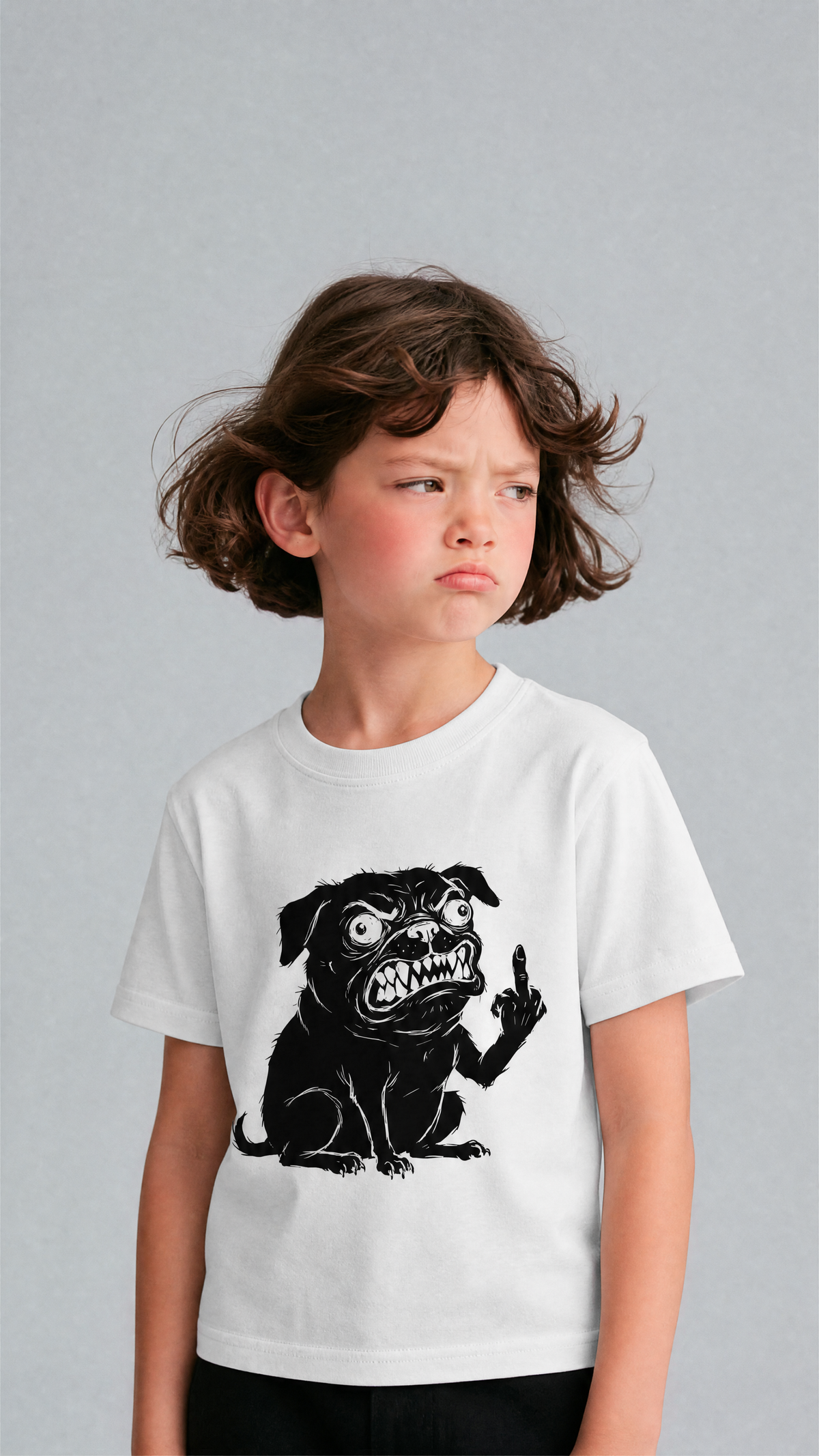 No. — White organic cotton kids t-shirt
