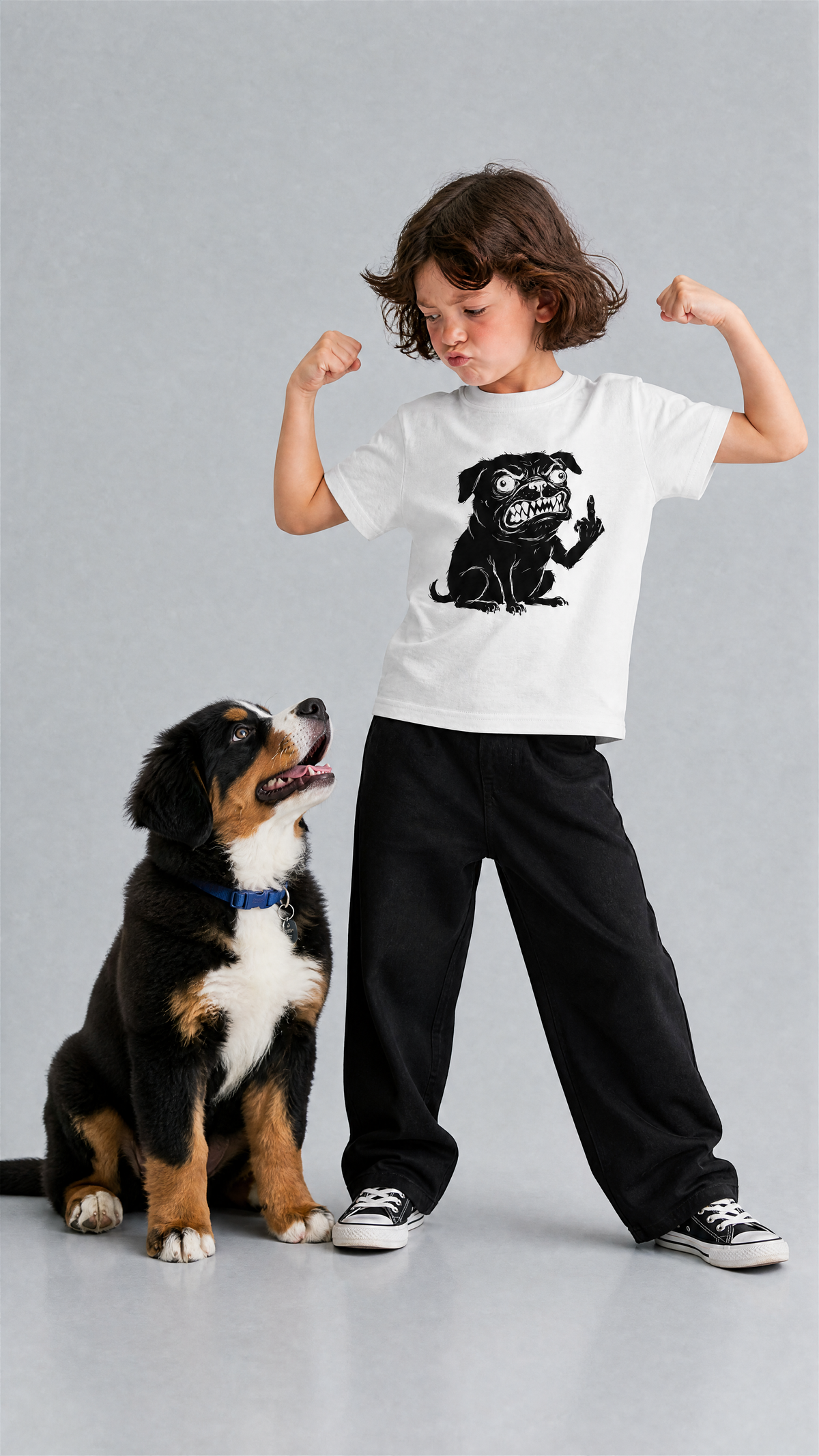 No. — White organic cotton kids t-shirt