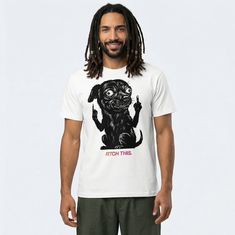 FETCH THIS. — Bad Good Boy Collection — White Unisex box tee