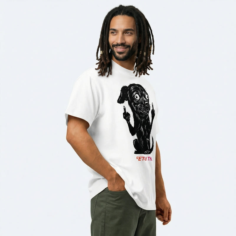 FETCH THIS. — Bad Good Boy Collection — White Unisex box tee