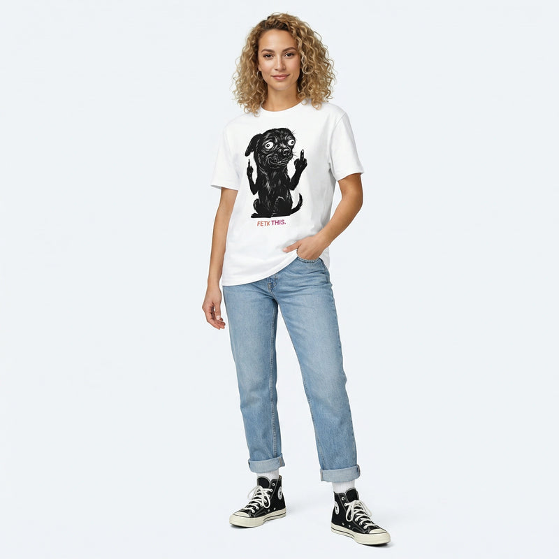 FETCH THIS. — Bad Good Boy Collection — White Unisex box tee