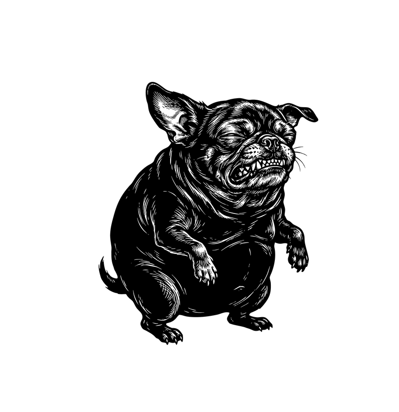 EAT. SH*T. REPEAT. — BAD GOOD BOY Collection — White Men’s box tee